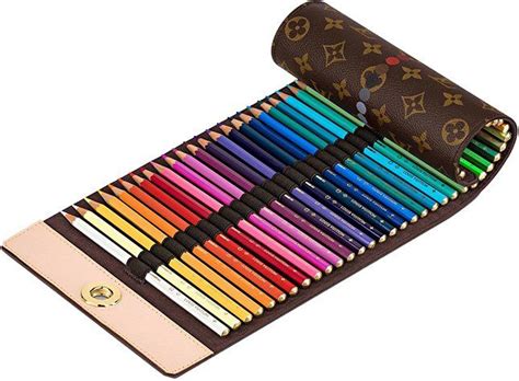 louis vuitton color pencils|louis vuitton pencil case roll.